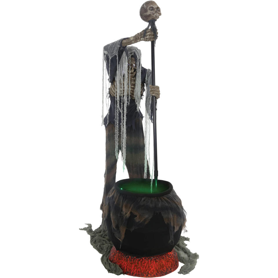 cauldron creeper decoration, scary Halloween decorations