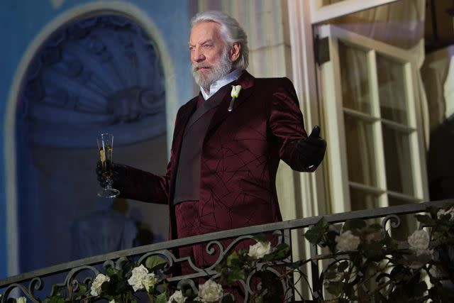 <p>Everett</p> Donald Sutherland in 'The Hunger Games: Catching Fire'