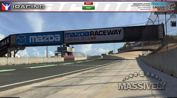 iRacing's Laguna Seca