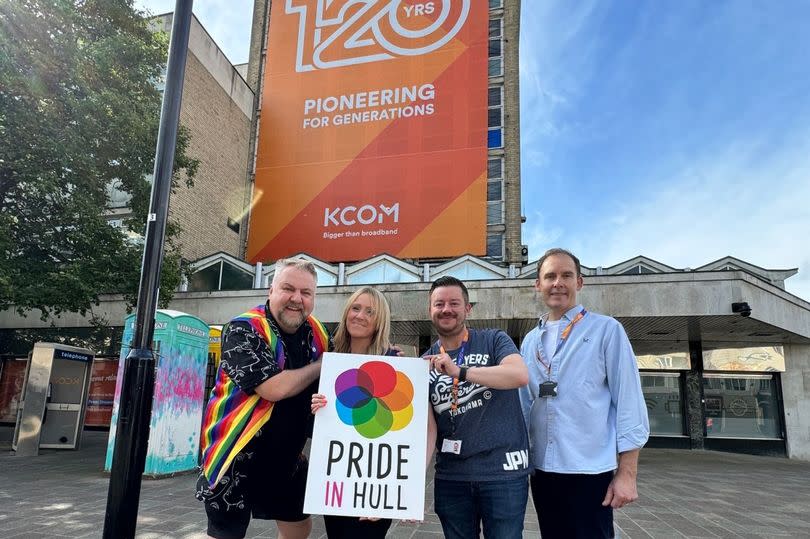 KCOM returns as a Platinum sponsor for Pride in Hull for the second year running