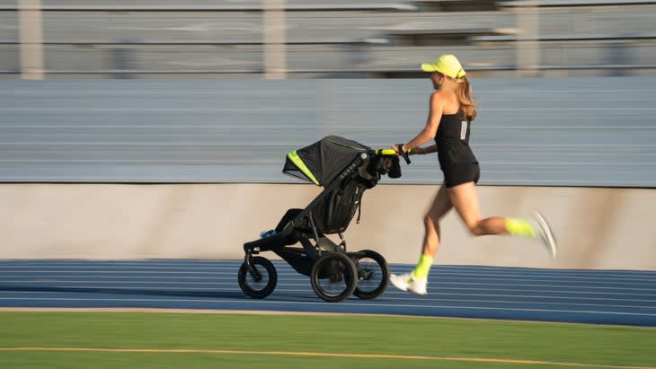 Neely Gracey stroller mile record