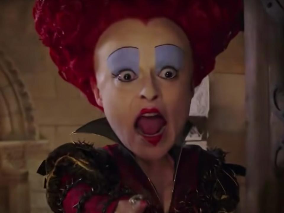 Helena Bonham Carter in "Alice Through the Looking Glass" (2016).