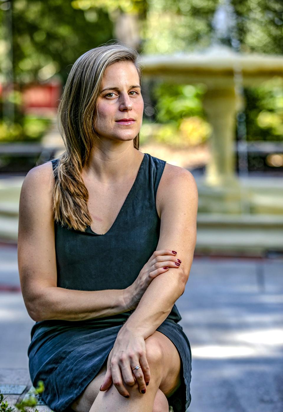 Lauren Groff is a Gainesville author that writes fiction. She is shown at the Thomas Center in Gainesville, Floria on Wednesday October 17, 2018.  [Alan Youngblood/Gainesville Sun]