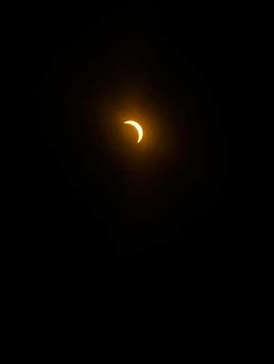 Eclipse seen from Wichita (Courtesy: Amanda Benck)