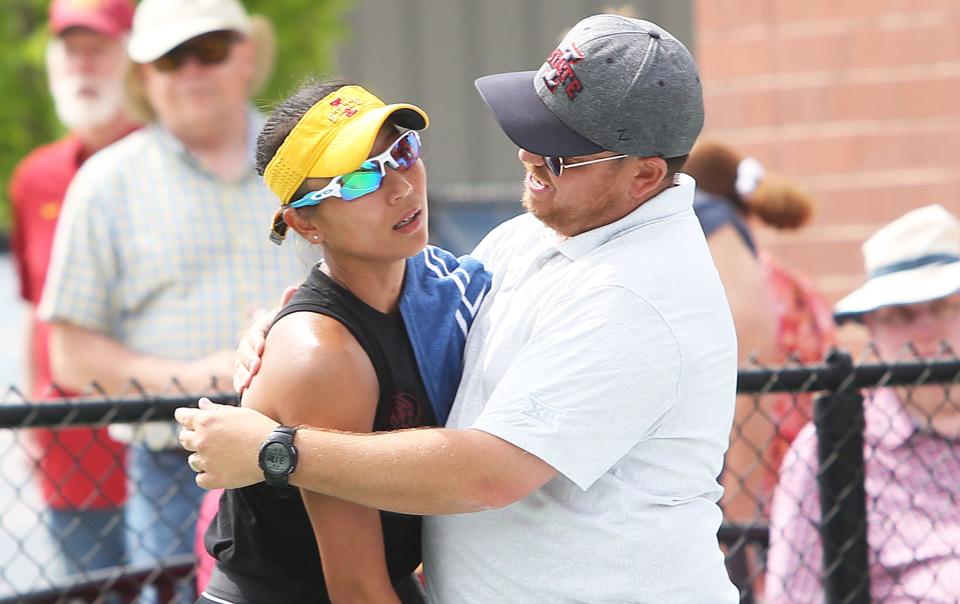 Iowa State's most successful women's tennis coach, Boomer Saia, is headed to Clemson.