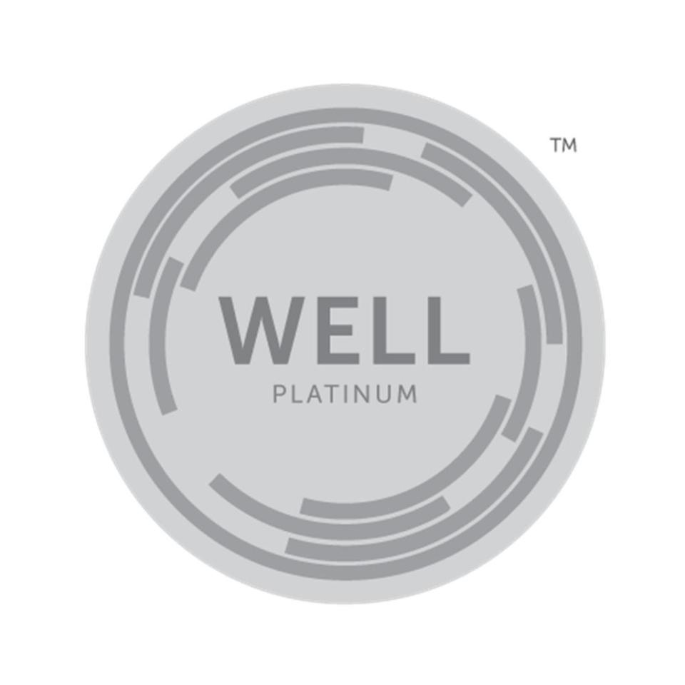 仲量聯行台北辦公室WELL白金級認證。圖∕業者提供