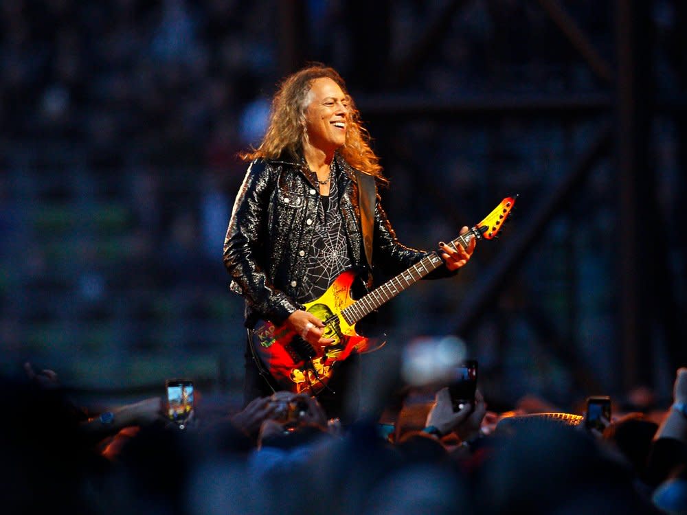 Kirk Hammett beim Metallica-Konzert. (Bild: Mark Wieland/Getty Images)