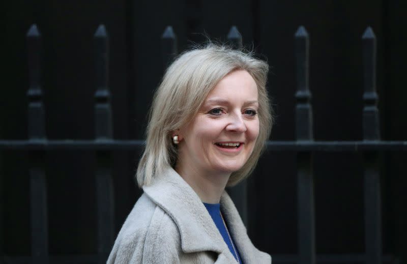 Weekly cabinet meeting at Downing Street in London