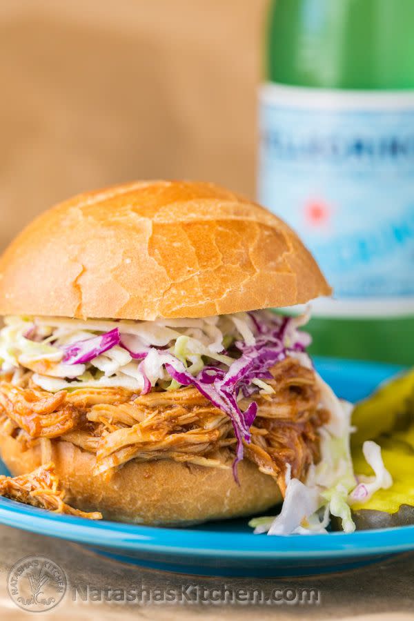 Slow Cooker BBQ Pulled Chicken