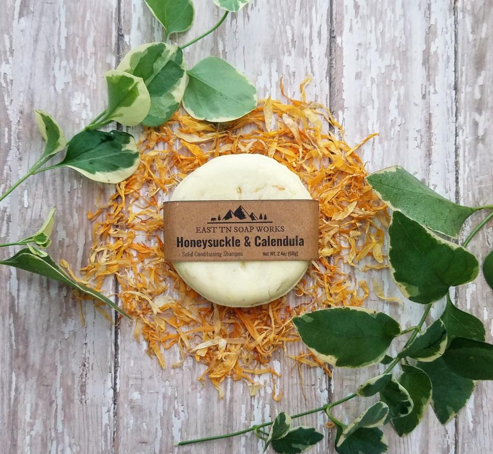 East TN Soap Works uses sustainable ingredients to create their luxury eco-friendly products. Their soap packaging is compostable. Courtesy of Sunny Tune