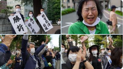 仙台高級法院判日本政府敗訴。（圖／翻攝自推特）