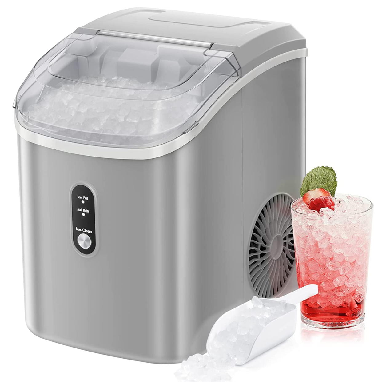 <p><a href="https://go.redirectingat.com?id=74968X1596630&url=https%3A%2F%2Fwww.walmart.com%2Fip%2FAGLUCKY-Nugget-Ice-Maker-Countertop-Portable-Machine-Self-Cleaning-Function-33lbs-24H-One-Click-Operation-Pellet-Home-Kitchen-Office-Grey%2F2062525742&sref=https%3A%2F%2Fwww.housebeautiful.com%2Fentertaining%2Fholidays-celebrations%2Fg27155066%2Fbest-fathers-day-gifts-from-daughters%2F" rel="nofollow noopener" target="_blank" data-ylk="slk:Shop Now;elm:context_link;itc:0;sec:content-canvas" class="link rapid-noclick-resp">Shop Now</a></p><p>Nugget Ice Maker </p><p>walmart.com</p><p>$189.99</p>