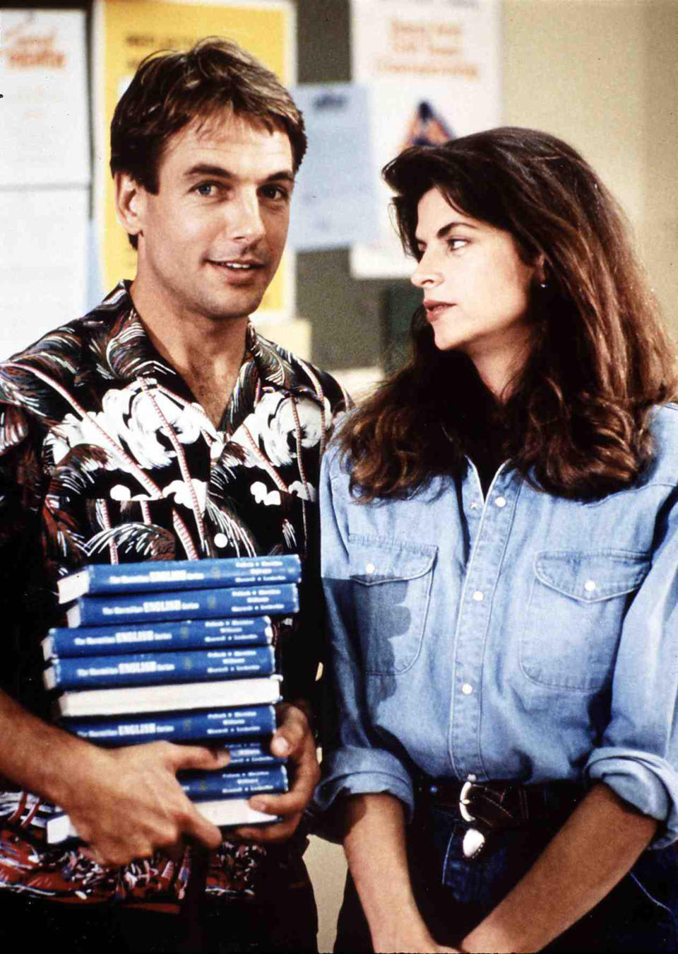 Mark Harmon, Kirstie Alley  1987, Summer School. (Alamy )