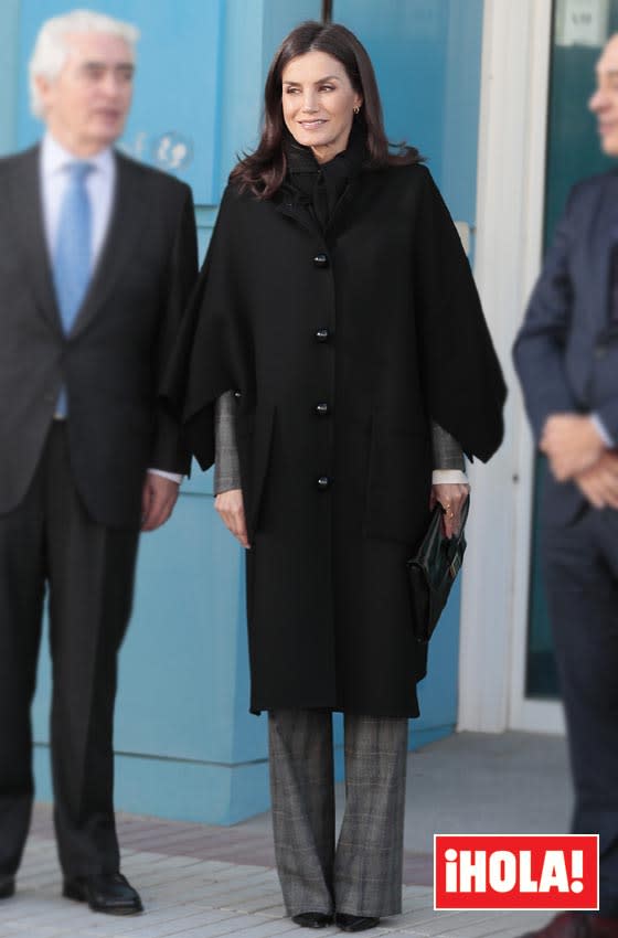 Reina Letizia, con abrigo