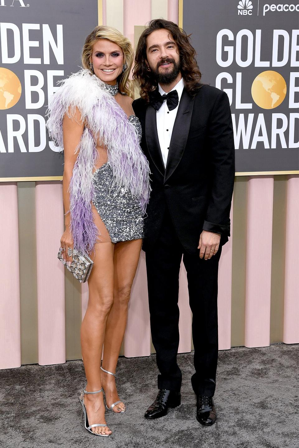 Heidi Klum Takes All the Fashion Risks at the 2023 Golden Globes in ...