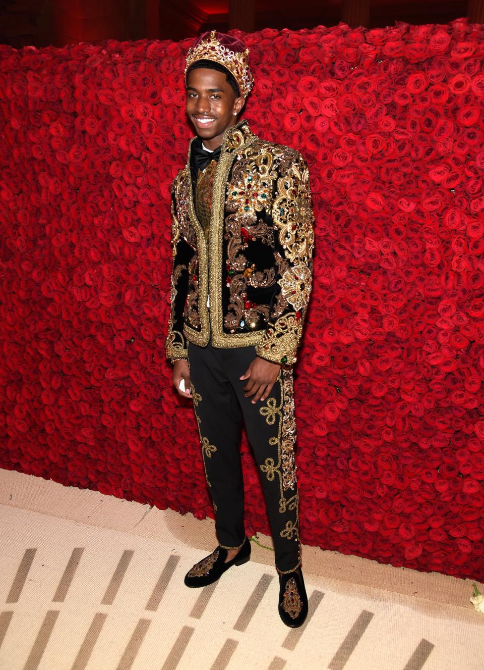 <h1 class="title">Christian Combs in Dolce & Gabbana</h1><cite class="credit">Photo: Getty Images</cite>