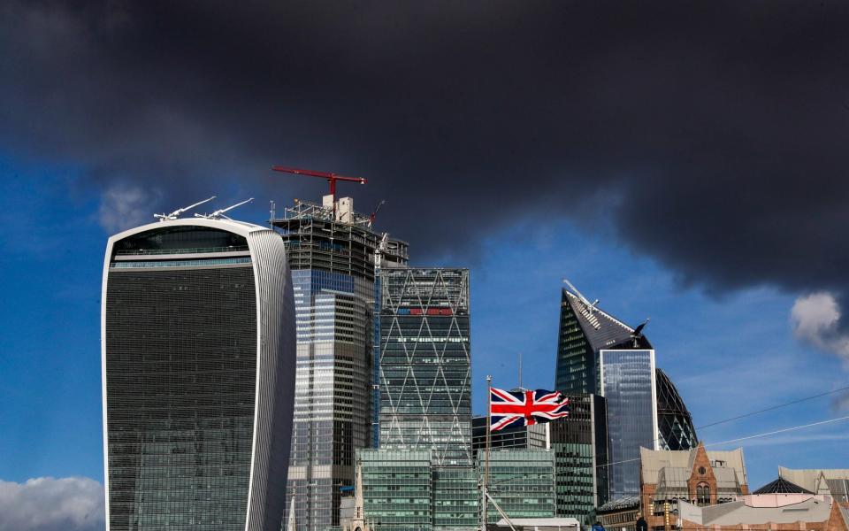 London financial skyscrapers  - Simon Dawson /Bloomberg