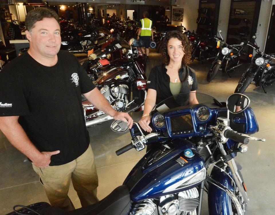 Eric Krasun, and his sister Monica Karsun-Mish, are co-owners of the new Street Stuff Cycle showroom in Norwich.