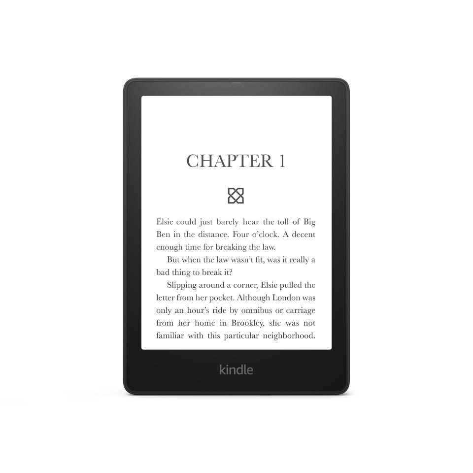 The Kindle Paperwhite Signature Edition.