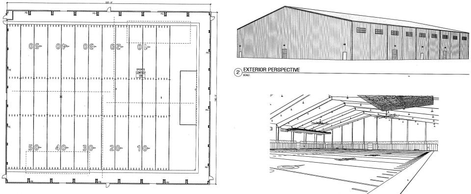 Each of the multipurpose facilities at Abilene and Cooper high school campuses will look similar to these plans.