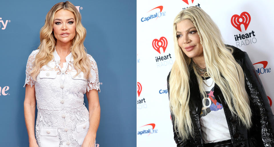 Denise Richards has an OnlyFans account that Tori Spelling couldn&#39;t resist. (Getty)