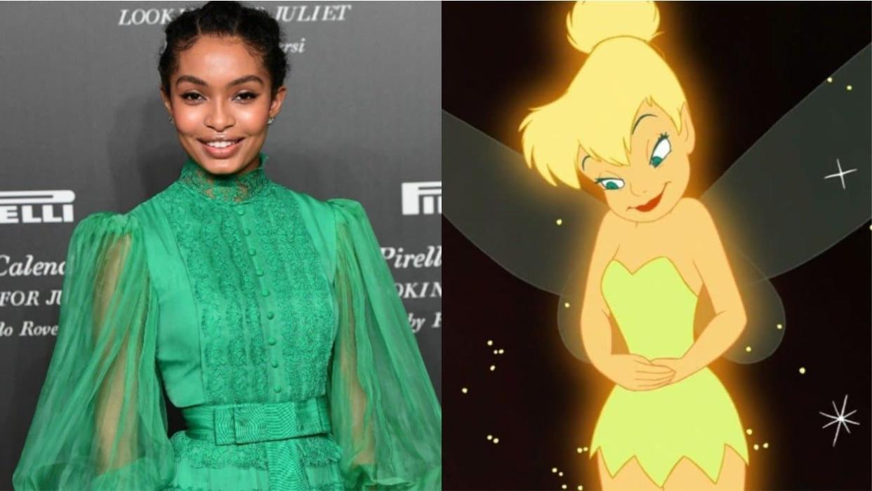 L'actrice Yara Shahidi / Clochette - AFP / Disney