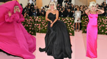<p>Lady Gaga nos sorprendió al aparecer con cuatro looks firmados por Brandon Maxwell que <a rel="nofollow" href="https://es.vida-estilo.yahoo.com/impresionante-despliegue-apos-fashion-apos-064500791.html" data-ylk="slk:acabaron con la estrella en ropa interior;elm:context_link;itc:0;sec:content-canvas;outcm:mb_qualified_link;_E:mb_qualified_link;ct:story;" class="link  yahoo-link">acabaron con la estrella en ropa interior</a>. (Foto: Angela Weiss / AFP / Getty Images). </p>
