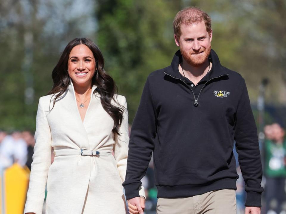 Prince Harry discusses visit with the Queen  (Getty Images for the Invictus Ga)