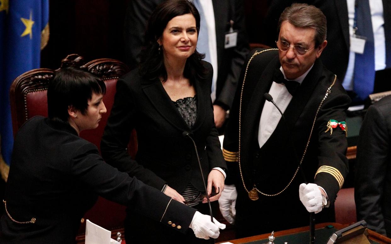 Laura Boldrini, one of 100 signatories to the letter, during her time as President ofItaly's Chamber of Deputies - CIRO DE LUCA/Reuters