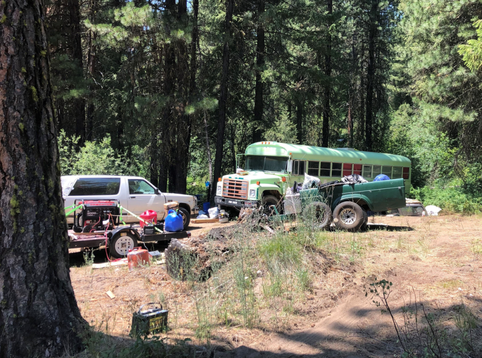 A 2021 photo of the Roberts family’s camp, which became the subject of a series of federal charges (Idaho US Attorney’s Office)