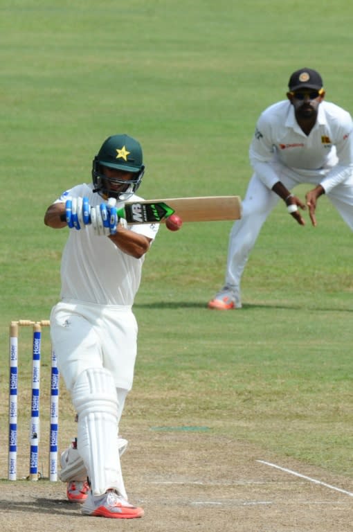 Pakistan's Shan Masood reached his maiden Test century on day four of the third Test against Sri Lanka on July 6, 2015