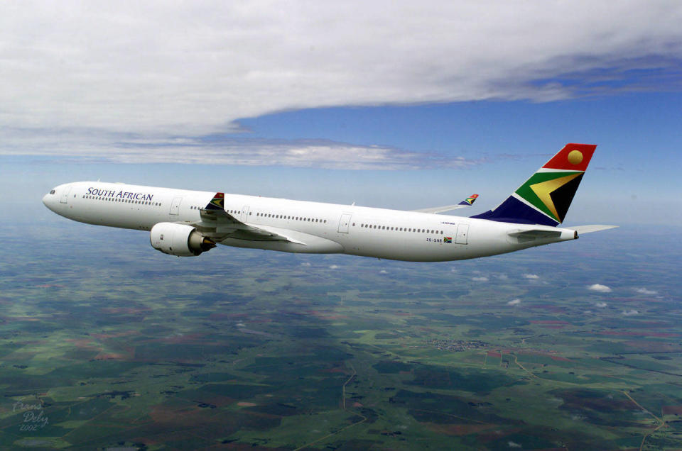 <b>Least safe</b><br>Rank 52. South African Airways is ranked as the ninth unsafe airline to fly with. South African Airways (SAA) is the national flag carrier and largest airline of South Africa. (AFP PHOTO -AIRBUS /PASCAL PAVANI/pp)