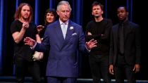 <p> Prince Charles was surrounded by stars when he took part in a comedy sketch with the Royal Shakespeare Company. It was at an event to mark the 400th anniversary of Shakespeare's death and the sketch was the all-star lineup debating over how best to deliver Hamlet’s iconic line, “To be or not to be, that is the <em>question</em>.” Charles had the last go, emphasizing the final word. </p>