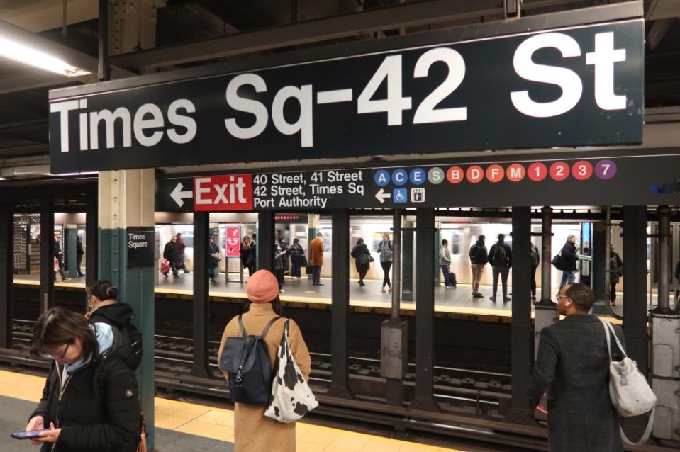 Times Square is one of the locations where the Olivia Benson MetroCards are. Getty Images