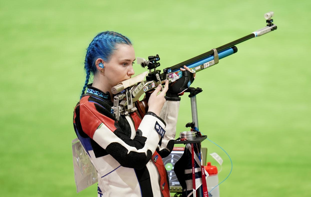 Seonaid McIntosh finished 12th in the women’s 10 metre air rifle qualification at the Tokyo Olympics (Danny Lawson/PA) (PA Wire)