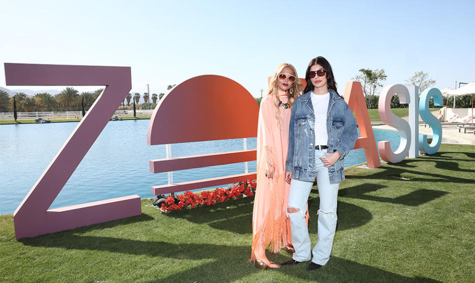 Rachel Zoe and Camila Morrone at ZOEasis in the Desert 2023 Presented by The Zoe Report