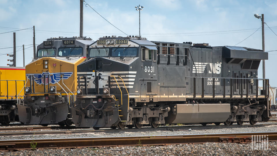 The fur was flying Thursday and Friday over two class 1 railroads. (Photo: Jim Allen/FreightWaves)