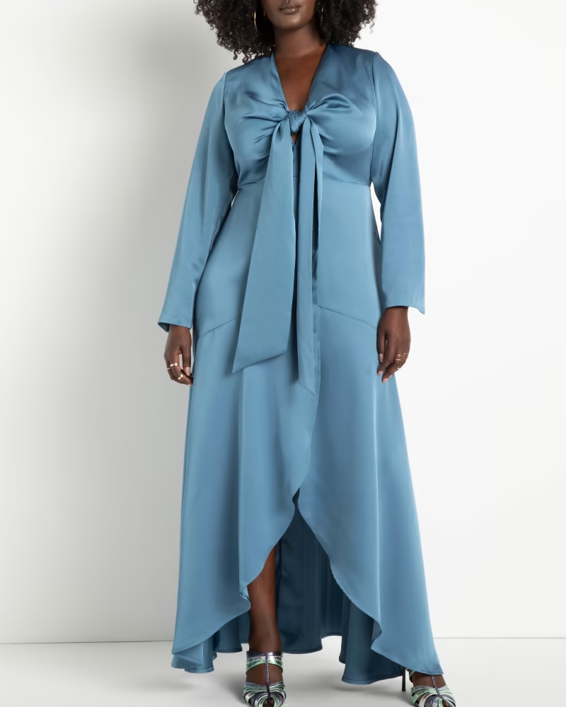 Elouquii Patty Satin Gown