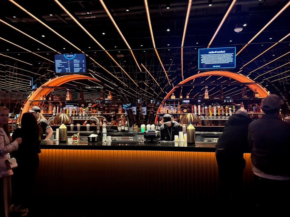 Bar inside the Las Vegas Sphere