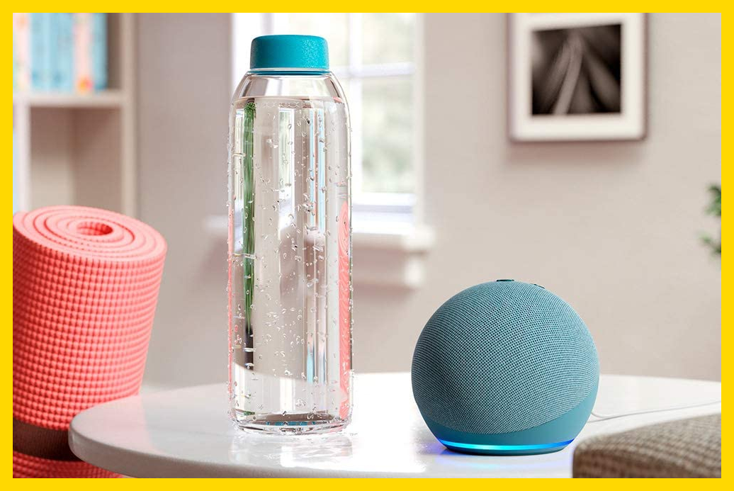 You got your yoga mat and your H2O...how about some soothing tunes to complete your serene morning limbering? (Photo: Amazon)