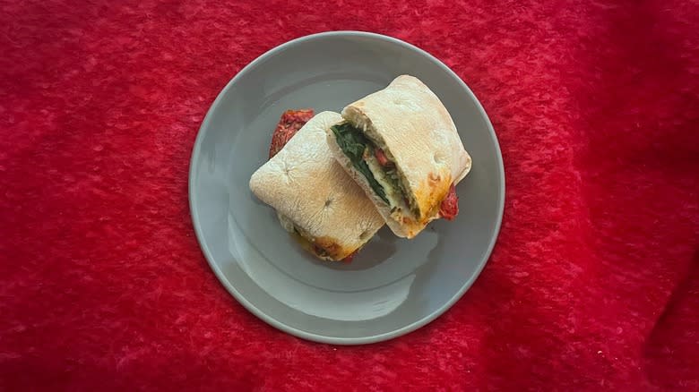 Starbucks pesto mozzarella sandwich