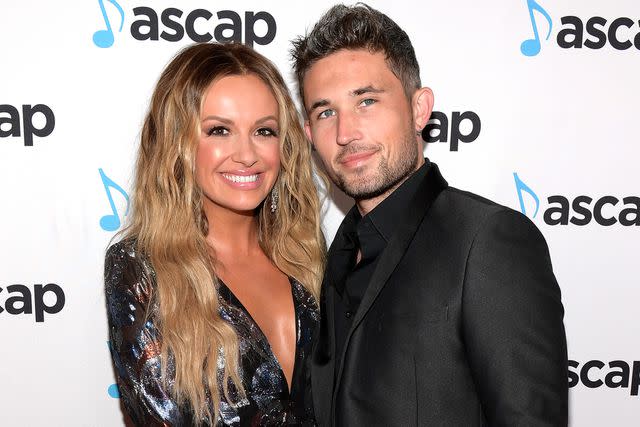 <p>Jason Kempin/Getty </p> Carly Pearce and Michael Ray attend the 57th Annual ASCAP Country Music Awards on November 11, 2019 in Nashville, Tennessee.
