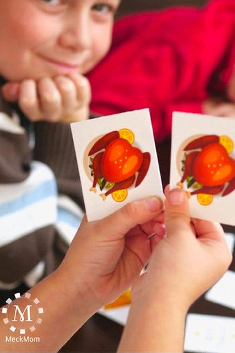 Give Thanks Memory Card Game