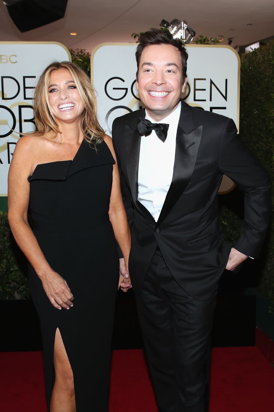 Nancy Juvonen and Jimmy Fallon