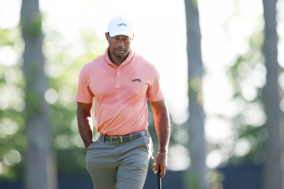 Tiger Woods shot a one-over round of 72 on the opening day at Valhalla  (Getty Images)