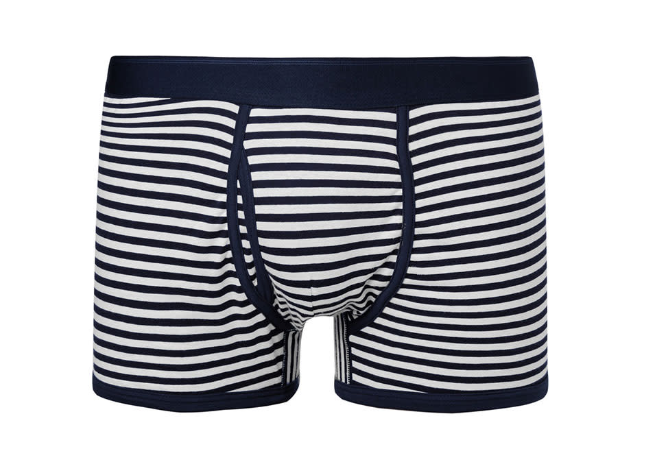 Sunspel Striped Cotton-Jersey Boxer Briefs