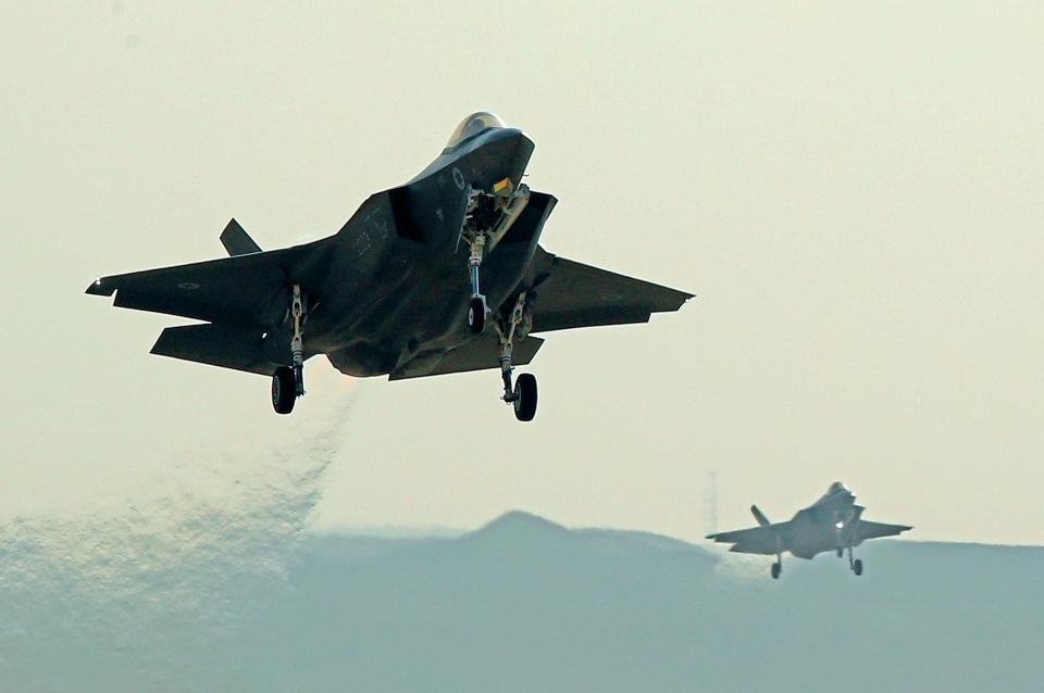 <p>F-35 jets</p>AFP via Getty Images