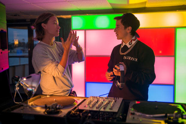 Olivia Wilde and Skyler Gisondo playing Jared. Francois Duhamel/Courtesy of Annapurna Pictures