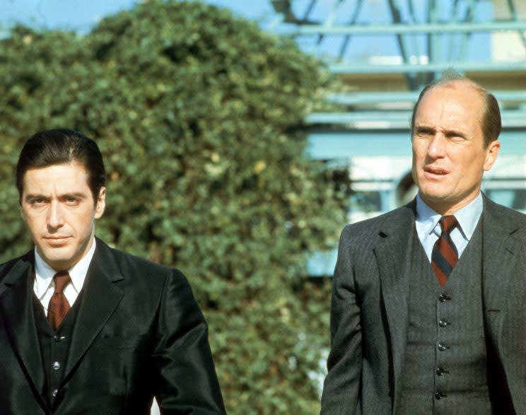 Al Pacino and Robert Duvall in The Godfather, 1972