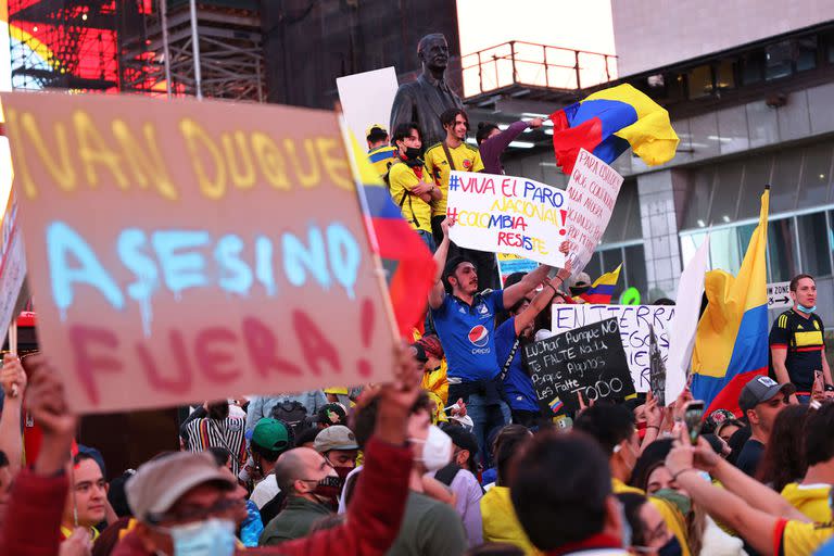Impactantes imágenes de las protestas en Colombia
